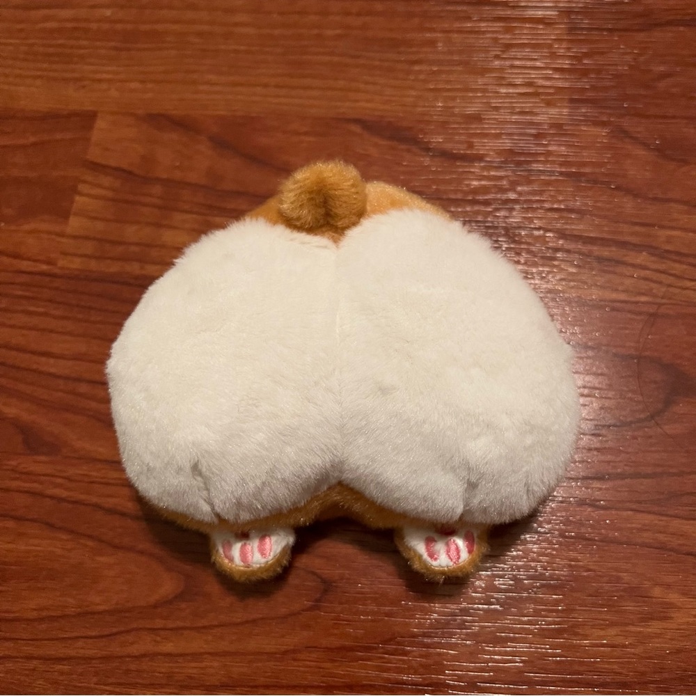 NWOT Corgi Butt Plush Coin Purse